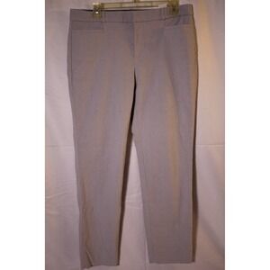 Banana Republic Womens 10 Light Gray Sloan Curvy Fit Skinny Trouser Ankle‎ Pants
